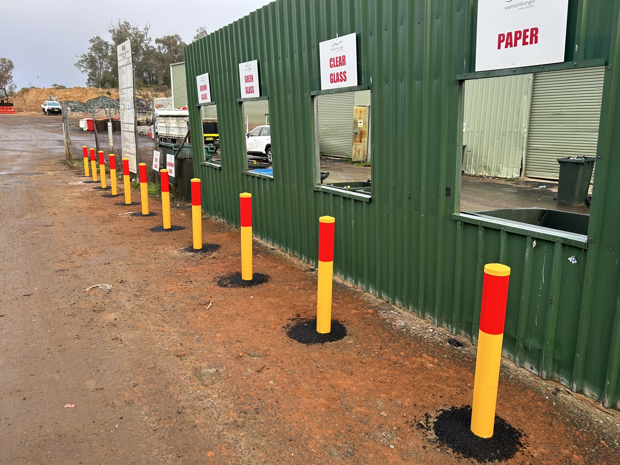 Coonabarabran Landfill Recycling Wall